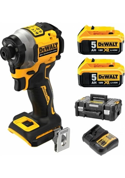 Kömürsüz Darbeli Tornavida 18V 5,0AH 192NM Tork DCF850P2T-QW