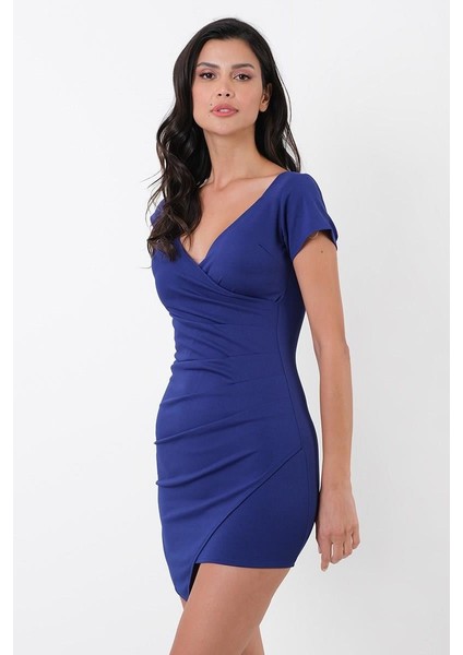 Innocente Kruvaze Yanı Drapeli Elbise Saks indirimleri