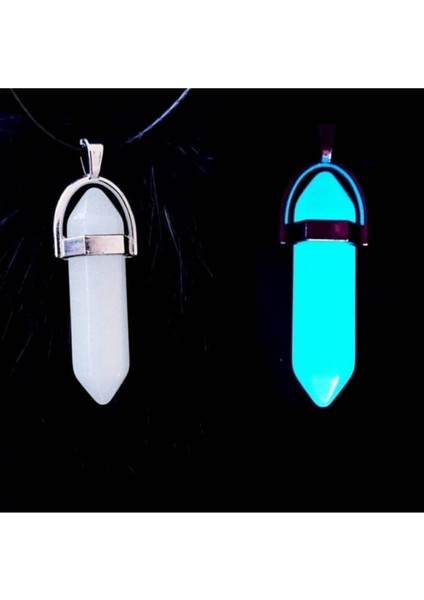 Unisex Karanlıkta Parlayan Neon Kolye