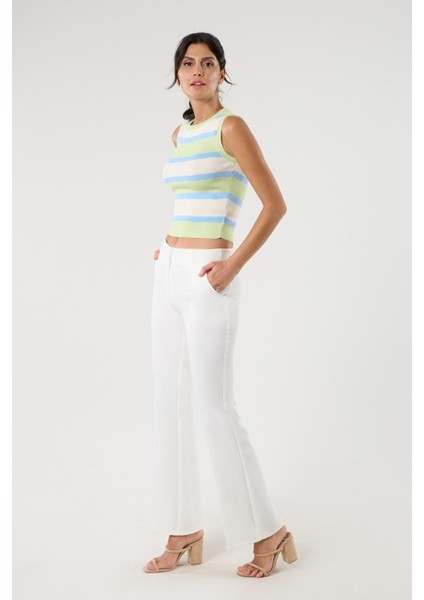 Liduina Klasik Pantolon Ekru fiyatları