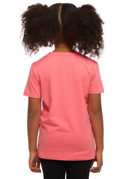 Fosfor Fuşya Basic Unisex Çocuk Sıfır Yaka Kısa Kollu Tişört modelleri