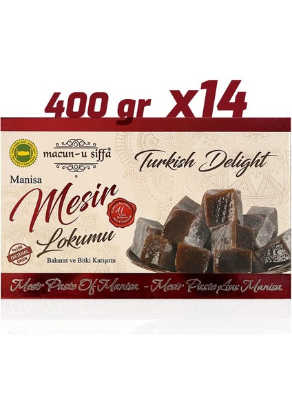 Mesir Macunu Lokumu 400 gr x 14