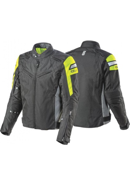 Mood Motosiklet Ceketi Sarı/Siyah/Gri L modelleri