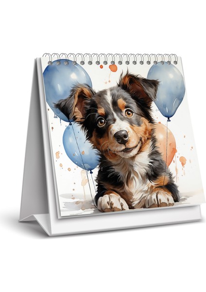 2025 Köpek Color Masa Takvimi