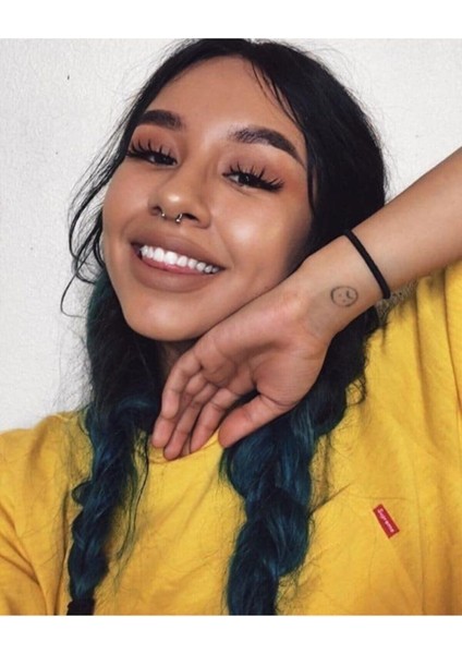 Altın Renk Mıknatıslı Fake Sahte Septum Piercing