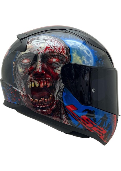 Rapıd 2 Zombıe Siyah-Kırmızı Kask Siyah Cam modelleri