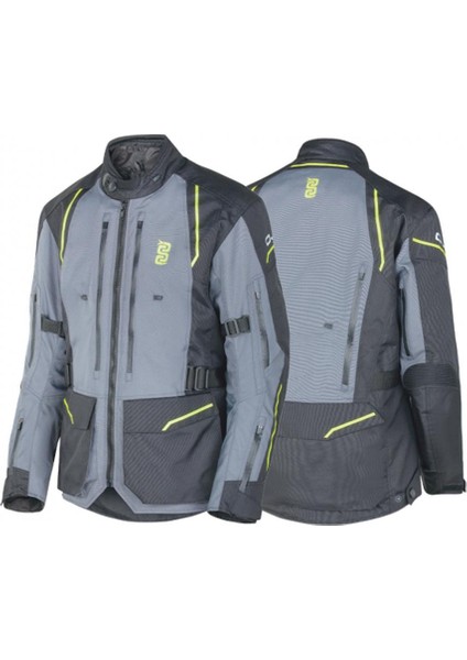 Endurance Motosiklet Ceketi Gri/Sarı/Siyah S modelleri