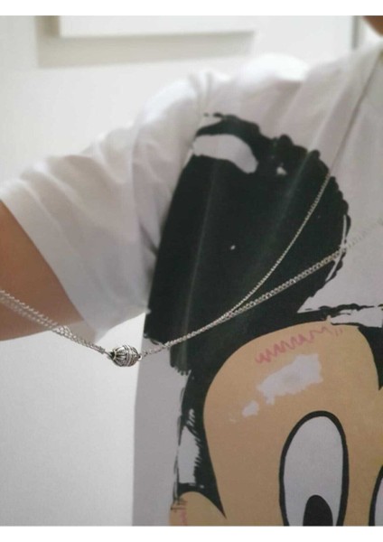 Mıknatıslı Çift Sevgili Kolyesi 2'li 14 Şubat Sevgiliye Hediyelik Kolye Aksesuar fiyatları