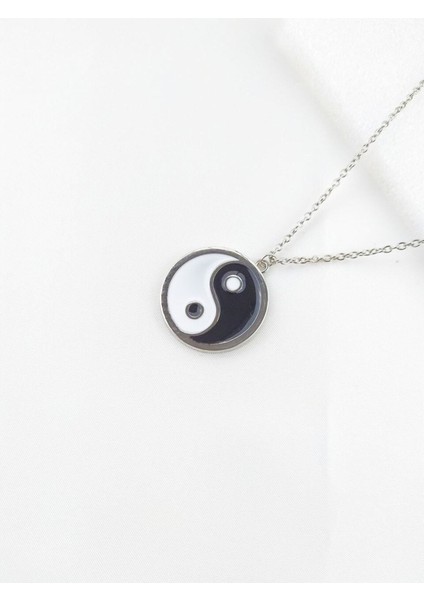 Ying Yang Denge Zincir Kolye Aksesuar Takı Hediyelik Süs Şık