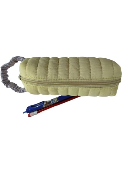 Büyük Kapasiteli, Taşınabilir, Kontrast Renkli Kalem Kutusu, Öğrenci Kızın Içini Isıtan ve Güzel Saklama Çantası (Yurt Dışından)