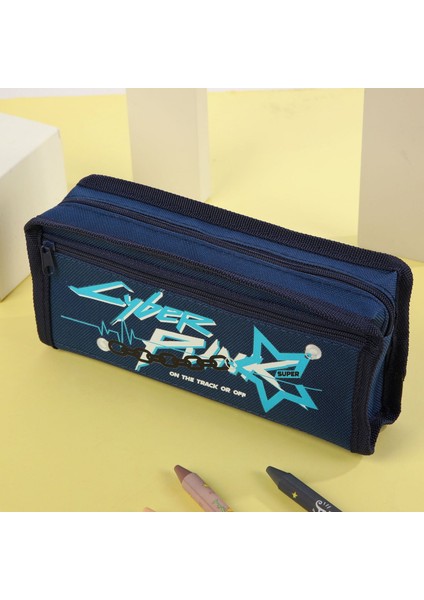Karikatür Büyük Kapasiteli Kalem Çantası (Yurt Dışından)
