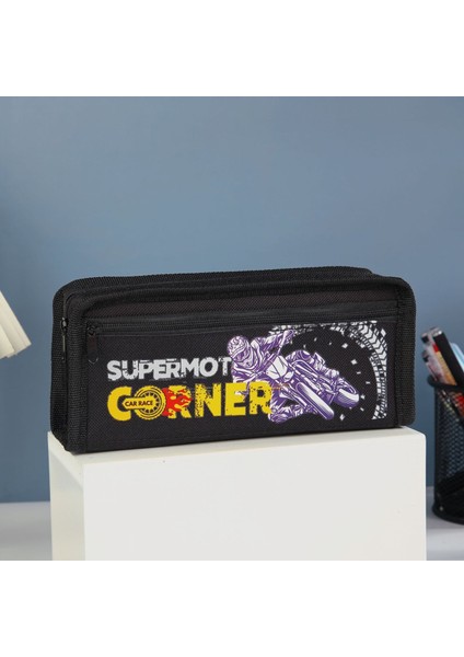 Ilkokul Öğrencileri Için Basit ve Gösterişli Kırtasiye Çantası, Çok Fonksiyonlu Saklama Kalem Çantası (Yurt Dışından)