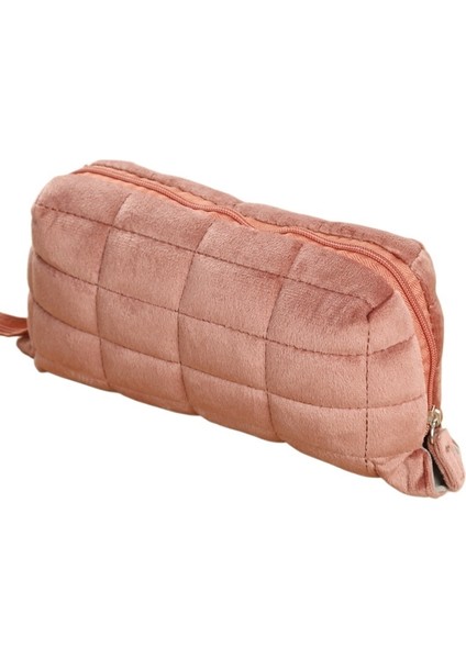 Peluş Yastık Çantası Ekstra Büyük Kapasiteli Kırtasiye Kalem Çantası Saklama Kalem Çantası Yumuşak Düz Kalem Çantası (Yurt Dışından)