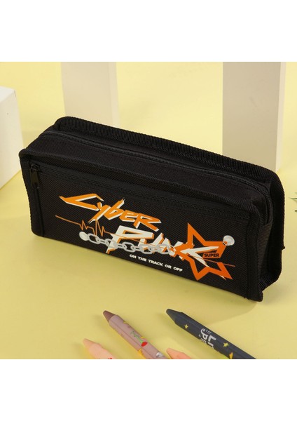Karikatür Büyük Kapasiteli Kalem Çantası (Yurt Dışından)
