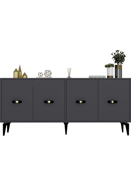 Fly 180 cm Konsol (KX180) Antrasit-Antrasit fiyatları