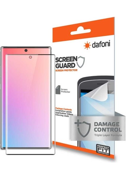 Samsung Galaxy Note 10 Mat Darbe Emici Curve Ekran Koruyucu Film