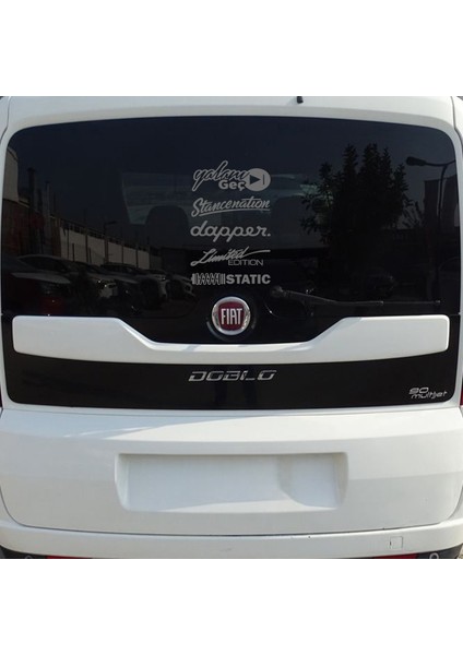 Arka Cam Sticker Seti Model 6 - Oto Sticker - Araç Sticker - Araba Sticker