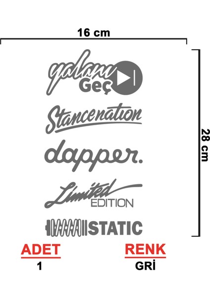 Arka Cam Sticker Seti Model 6 - Oto Sticker - Araç Sticker - Araba Sticker fiyatları