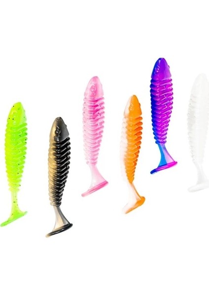 Worm Tail Series 4,5 cm 20 Pcs Silikon Yem