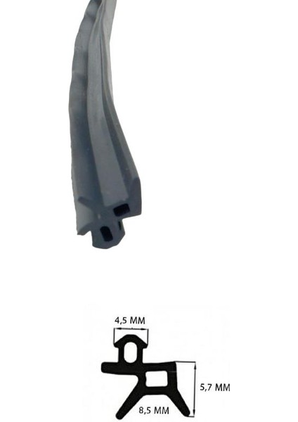 Kauçuk Yağlı Pvc Kapı Pencere Fitili Değişim Contası Siyah 50 Metre modelleri