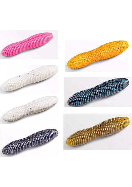 Lurefans Kaneka Larva 51MM 2,6gr 8 Pcs, Silikon Yem