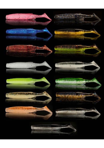 Kaneka 7,6 cm 8 Pcs, Silikon Yem