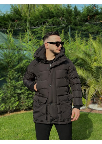 Erkek Uzun Dolum Şişme Mont fiyatları