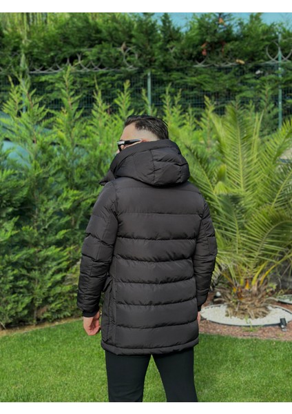 Erkek Uzun Dolum Şişme Mont modelleri