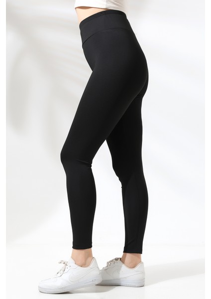 Yüksek Bel Toparlayıcı Tayt 21840 Siyah modelleri