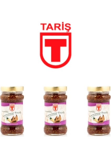Zencefilli Kuru İncir Reçeli 3 x 380 gr
