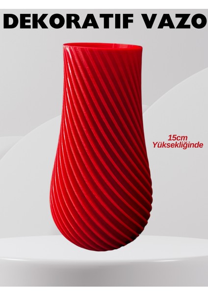 Dekoratif Spiral Vazo