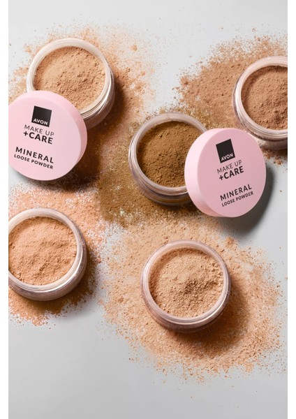 Make Up + Care Mineral Toz Pudra Fondöten Medium modelleri