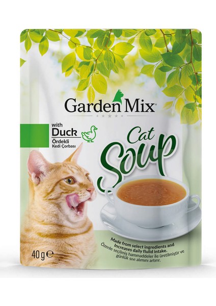 Gardenmix Ördekli Kedi Çorbasi 40GR x 6 Adet 13