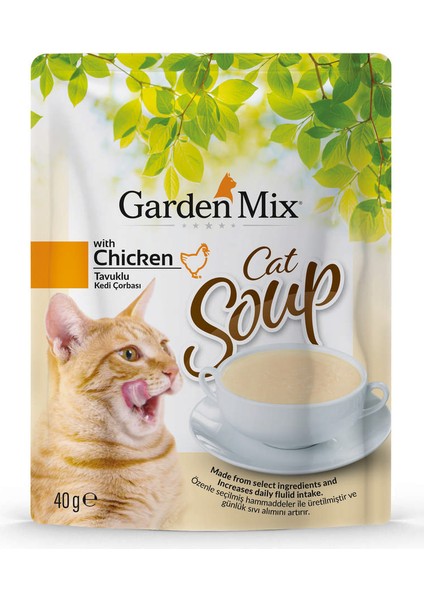 Gardenmix Tavuklu Kedi Çorbasi 40GR x 6 Adet 13