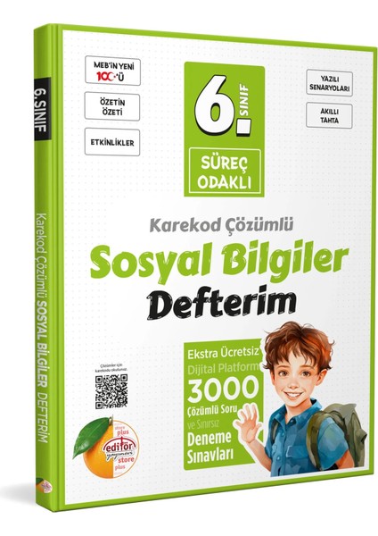 6. Sınıf Süreç Odaklı Sosyal Bilgiler Defterim