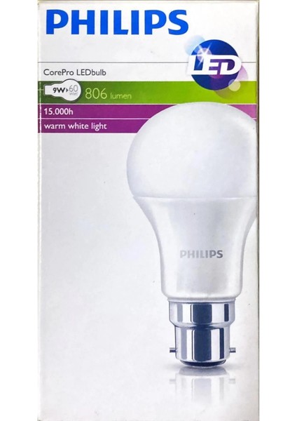 9 Watt LED Ampul-Sarı Işık