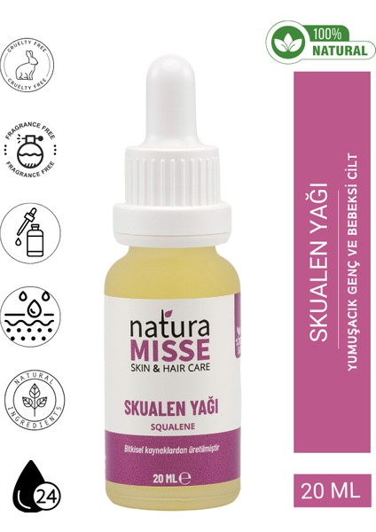 Naturamisse Squalene Yağı 20 Ml - Antiaging Etki- Skualen