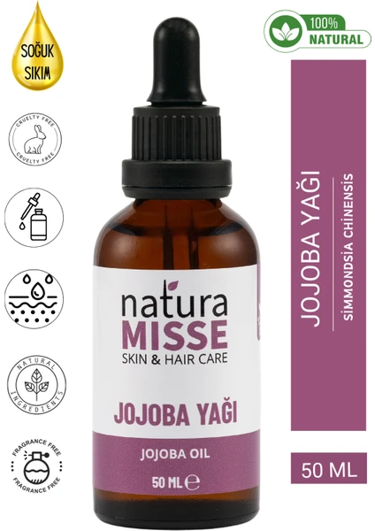 NaturaMisse Jojoba Yağı 50 ml Cilt Besleyici