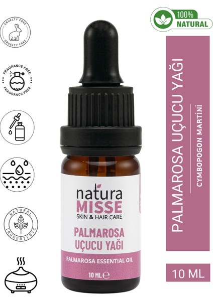 NaturaMisse Palmarosa Uçucu Yağı 10 ml