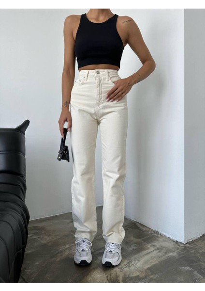 Penolope Kadın Krem Kot Pantolon modelleri