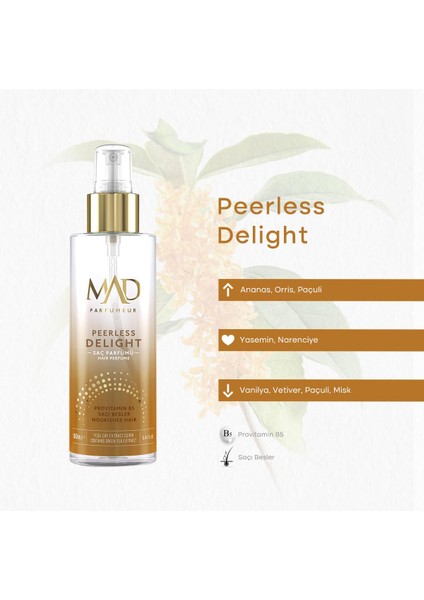 Mad Peerless Delight 160 ml Saç Parfümü