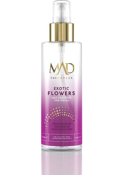 Mad Exotic Flowers 160 ml Saç Parfümü