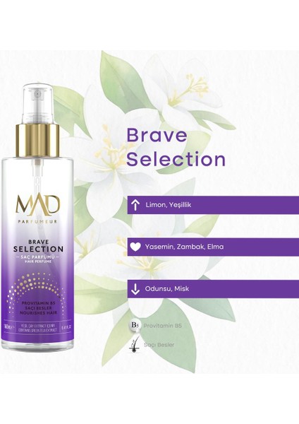 Mad Brave Selection 160 ml Saç Parfümü