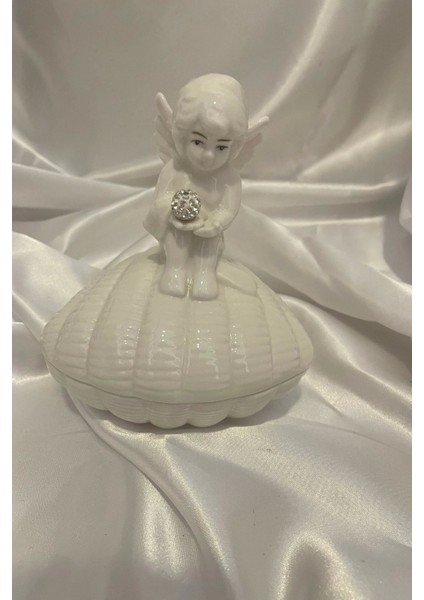 Poli Oturan Peri Melek Biblo Kutu Seramik fiyatları