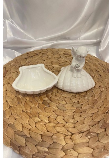 Poli Oturan Peri Melek Biblo Kutu Seramik indirimleri