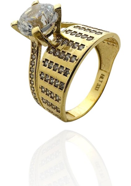 Alyans Tektaş Ikili Günlük 8 Ayar Altın Yüzük fiyatları