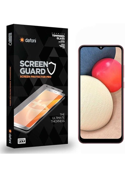 Samsung Galaxy A02S Tempered Glass Premium Cam Ekran Koruyucu