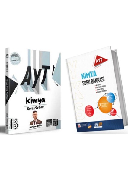 AYT Kimya Ders Notları 2025 ve AYT Kimya Soru Bankası - Görkem Şahin