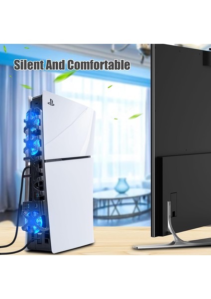 Blackbird Game Center Ps5 Konsolu Için Soğutma Fanı Ps5 Slim Oyun Aksesuarları TP5-3538S