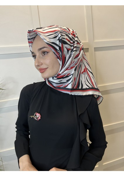 Quare Rayon Tivil Eşarp Desenli Rayon Eşarp 1070